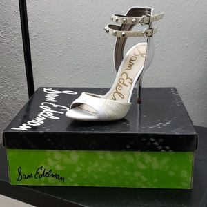 Sam Edelman Ayda white heels size 6.5.